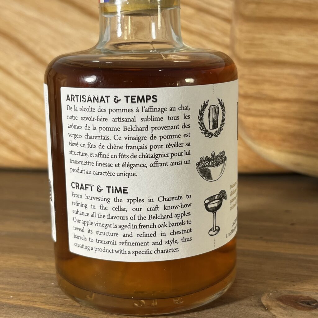 Les Vinaigres & Condiments Gastronomiques De Bouteville (20cl)