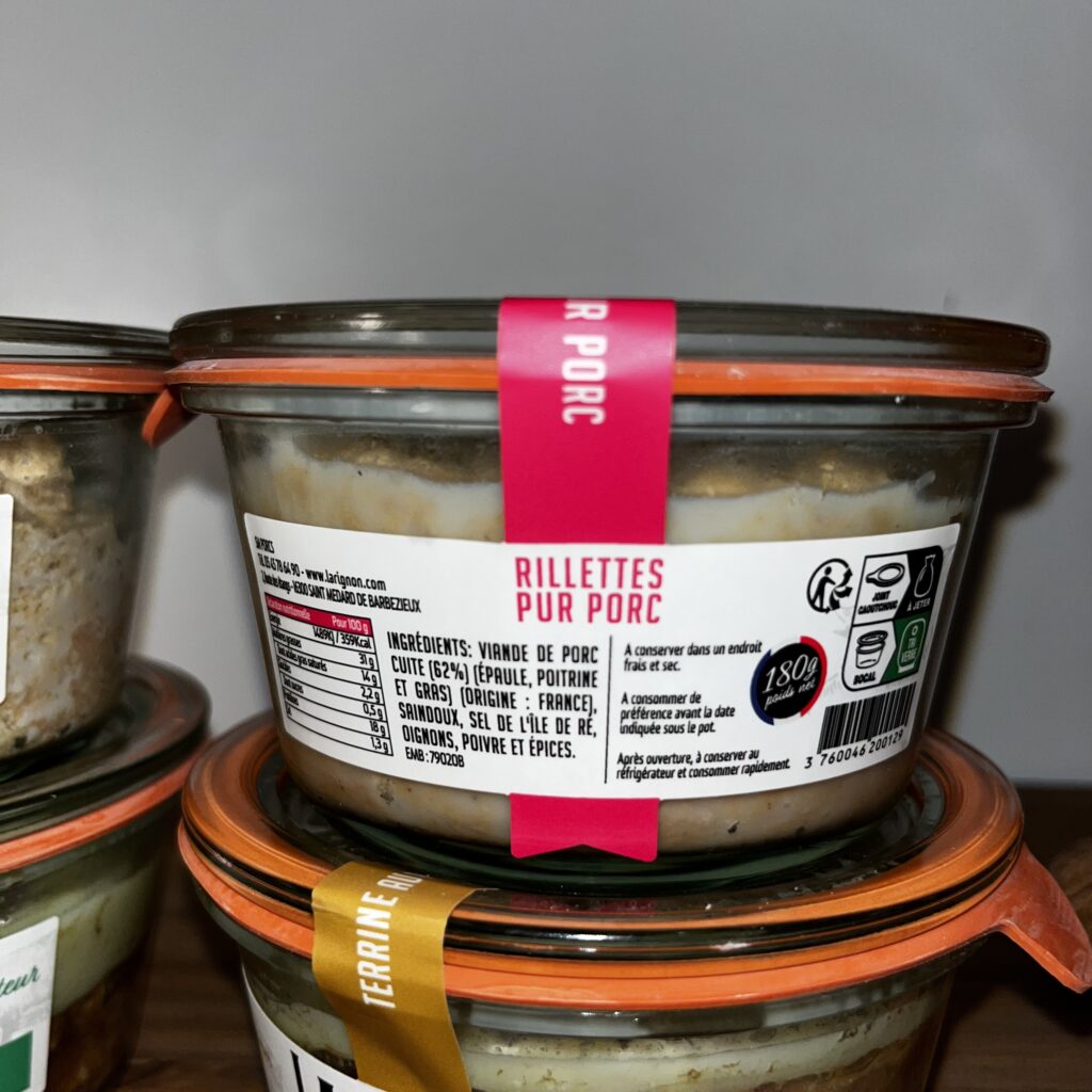 Les Terrines Pur Porc Charentais De La Maison Larignon 180g