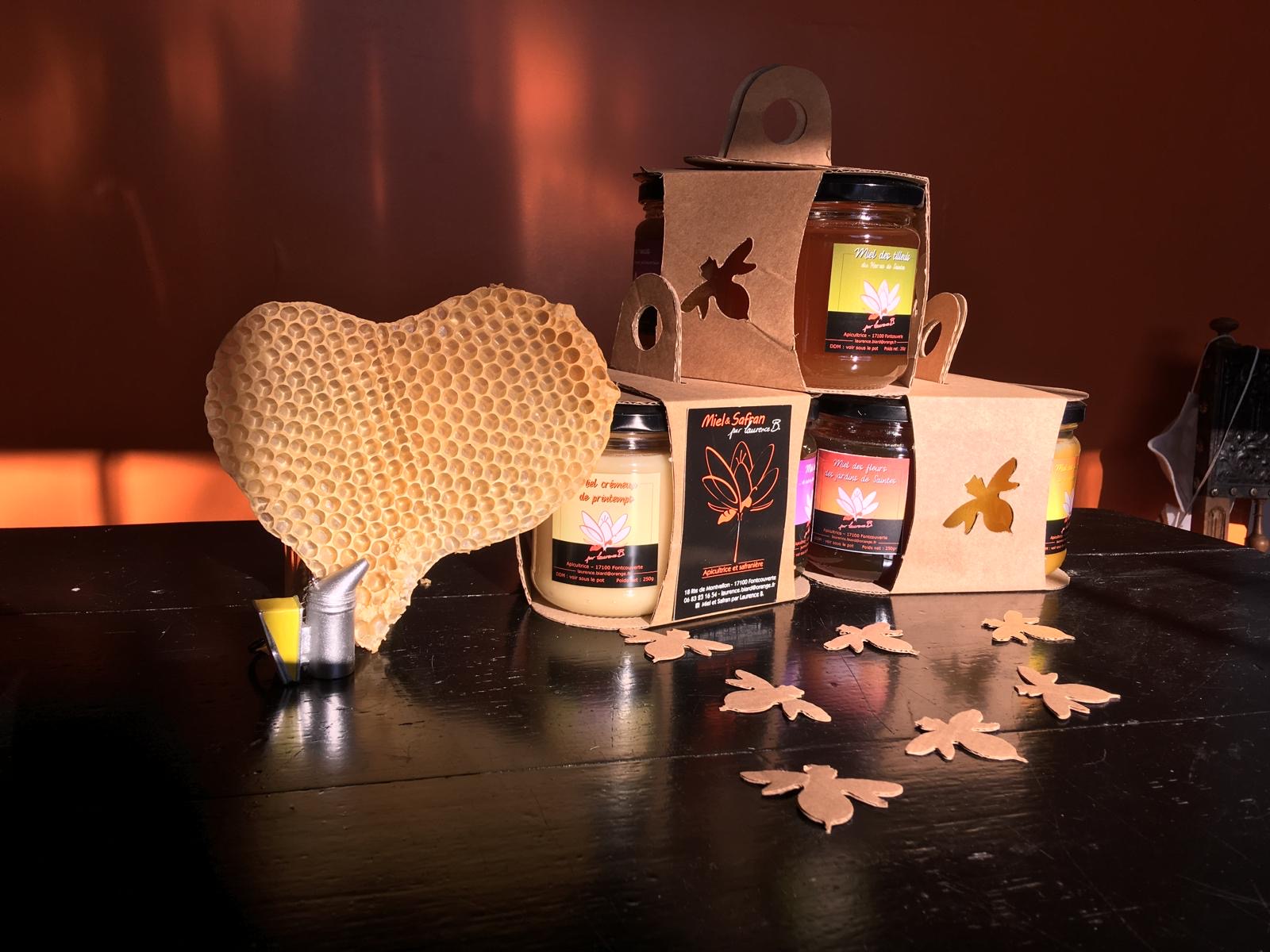 MIEL ET SAFRAN 100% Charentais – DÉGUSTATION-VENTE de NOËL