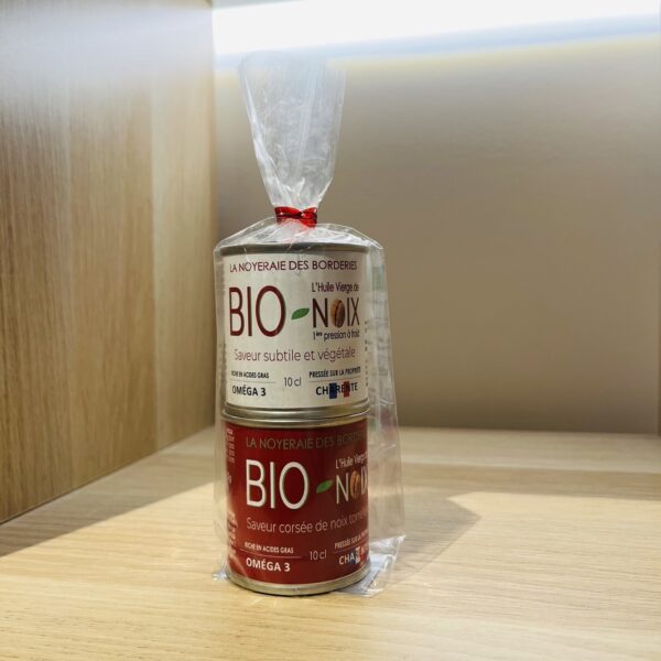 DUO HUILES VIERGES DE NOIX BIO - Médailles Gourmet OR et ARGENT 2025 🇫🇷