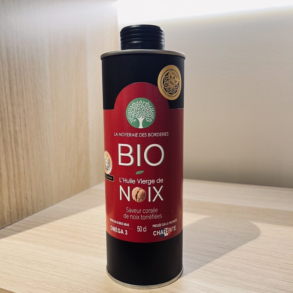 Huile Vierge De Noix BIO – Pression À Chaud – Médaille Gourmet Or 2025 🥇