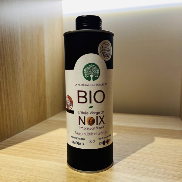 HUILE VIERGE DE NOIX BIO - 1ère PRESSION A FROID - Médaille Gourmet ARGENT 2025 🇫🇷