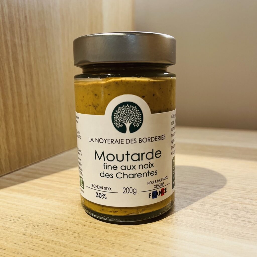 Moutarde Fine Aux Noix – Noix Des Charentes & Moutarde Du Vexin 🇫🇷