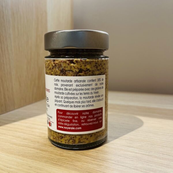 MOUTARDE À L'ANCIENNE AUX NOIX - NOIX DES CHARENTES & MOUTARDE DU VEXIN 🇫🇷