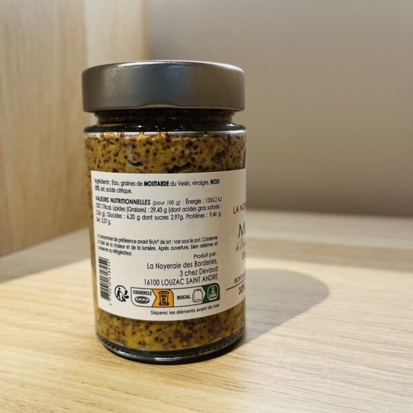 MOUTARDE À L'ANCIENNE AUX NOIX - NOIX DES CHARENTES & MOUTARDE DU VEXIN 🇫🇷