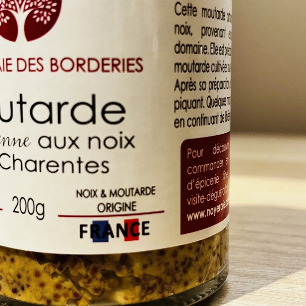 Moutarde À L’ancienne Aux Noix – Noix Des Charentes & Moutarde Du Vexin 🇫🇷