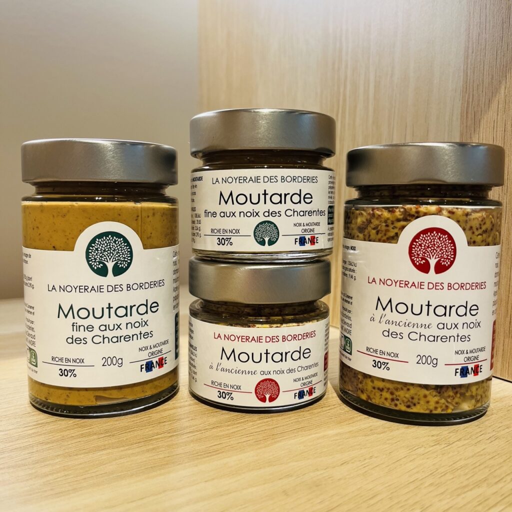 Moutarde À L’ancienne Aux Noix – Noix Des Charentes & Moutarde Du Vexin 🇫🇷