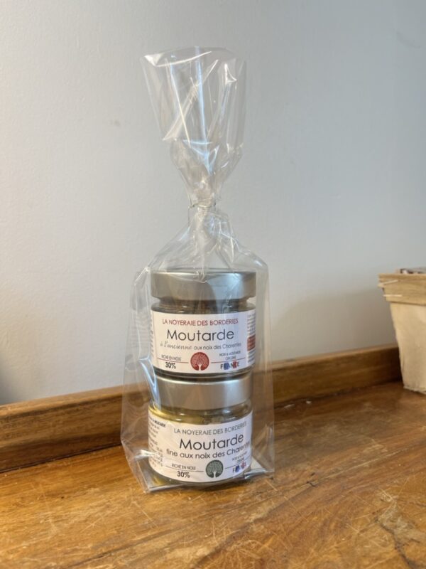 DUO DÉGUSTATION DE MOUTARDES AUX NOIX  🇫🇷