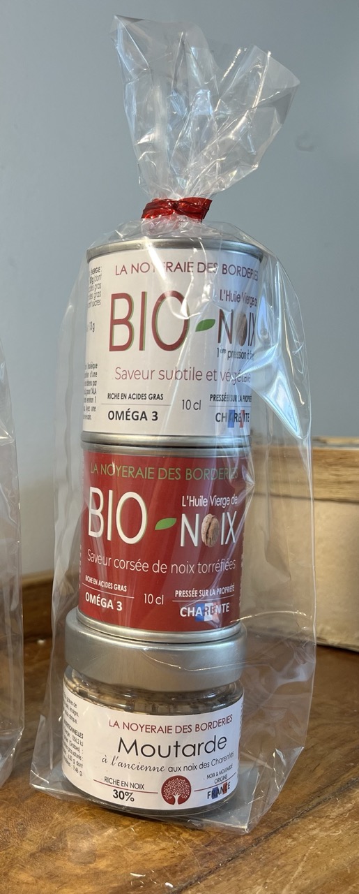 TRIO DU CHEF -  HUILES VIERGES DE NOIX BIO & MOUTARDE AUX NOIX 🇫🇷
